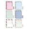 Better Office Products Floral Paper Stationery Set, 50 Lined Sheets+50 Env, Letter Size, 6 Designs, 100PK 63908 - alternate 1